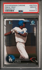 2016 Bowman Chrome - Prospects Oneil Cruz #BCP204 - PSA 10 (ONeal Misspell)