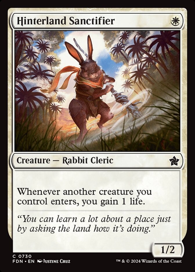 Hinterland Sanctifier 730 C FDN MTG NM