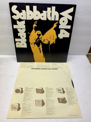 BLACK SABBATH Album VOL 4 Record OZZY LP BS 2602 OG Vinyl Green Label 1972 VG