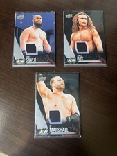 2021 UPPER DECK AEW JOHN SILVER JUNGLE BOY QT MARSHALL RELIC PATCH 1ST EDITION