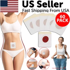 60PCS Slim Patch Weight Loss Slimming Diets Pads Detox Burn Fat Adhesive