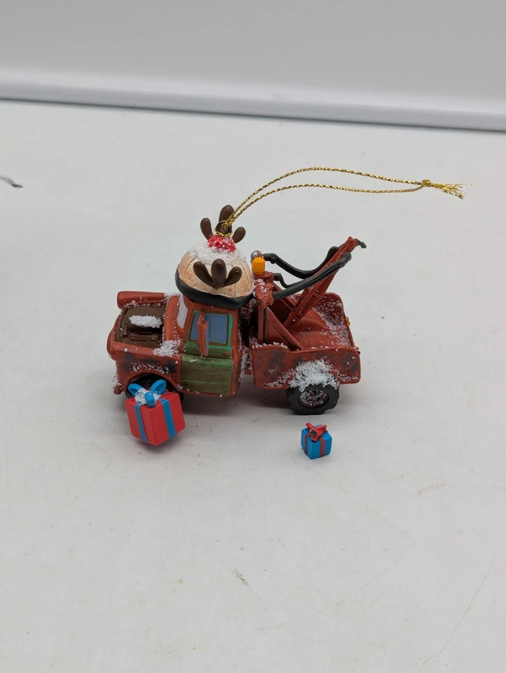 2011 Disney Pixar Cars Mater Grolier President’s Edition Ornament Broken W/box - Image 2 of 4