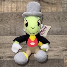 Disney Pinocchio Jiminy Cricket Vintage Plush Stuffed Toy with Disney Tag    