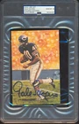 Gale Sayers Signed Auto NFL Football Series 4 Goal Line Art #116 PSA/DNA 10