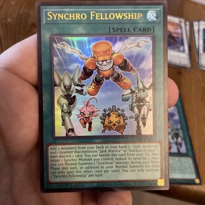 Synchro Fellowship L5DD-ENY05 Ultra Rare 1st Edition NearMint +Bonus FREESHIP!
