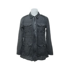 Black Premium, Safarijacke, Herren, Größe: M, Grau, Baumwolle, Einfarbig #IHB