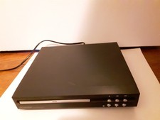 dvd player, black, clean, used, small, sylvania SDVD1041-DG1