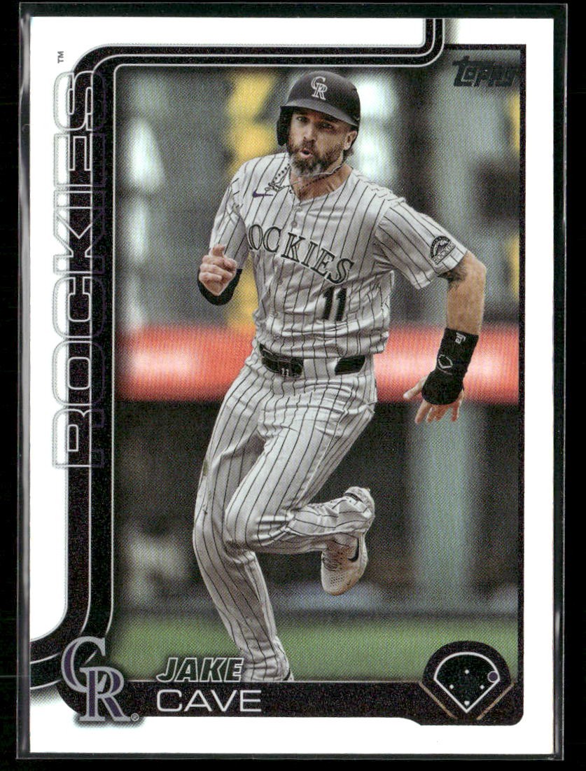 2025 Topps #256 Jake Cave Rainbow Foil