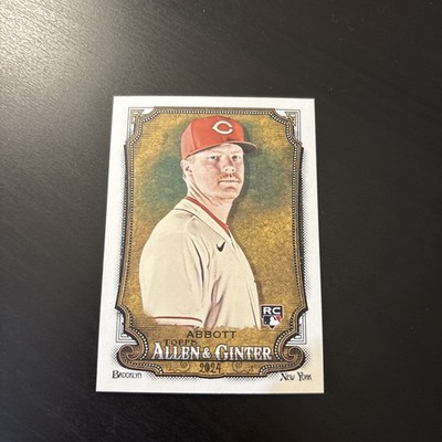 2024 Topps Allen & Ginter #32 Andrew Abbott Rookie Cincinnati Reds RC Card