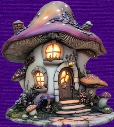 Gnome Tree House Sign For Garden, Lawn or Planter, Acrylic With Stake - Picture 2 of 16