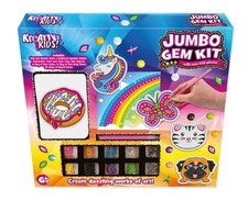 Jumbo Gem Kit - Gem Art Set  For kids - Create Dazzling Works Of Art