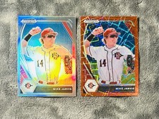 Mike Jarvis 2021 Prizm Draft Picks Red Velocity & Silver Holo Prizm Parallel