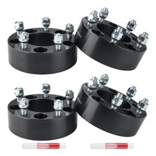 4x 2“ 5x5“ Wheel Spacers 1/2“x20 87.1 For Jeep Wrangler 00-18 Ford Mustang 94-04