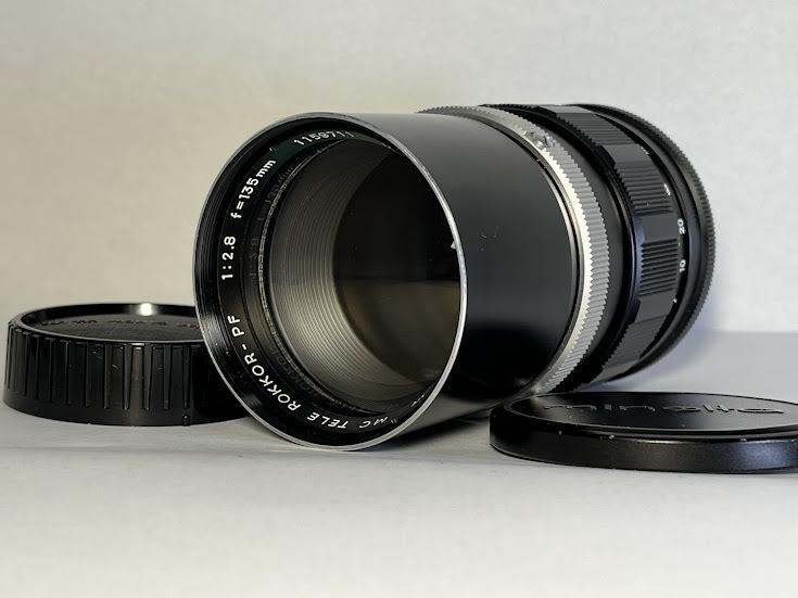 極美品】ミノルタ MC TELE ROKKOR 135mm F2.8 212 Objektiv Tele