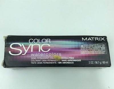 Matrix Color Sync Watercolors Demi-permanent Hair Color Coral Peach 2oz - NEW