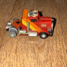 vintage 1977 Red Ideal TCR 1:64 Scale Semi Truck Slot Car Tractor Cab HO