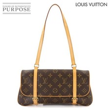 Auth LOUIS VUITTON Monogram Marelle Shoulder Bag Brown M51157 Gold Hardware Mono