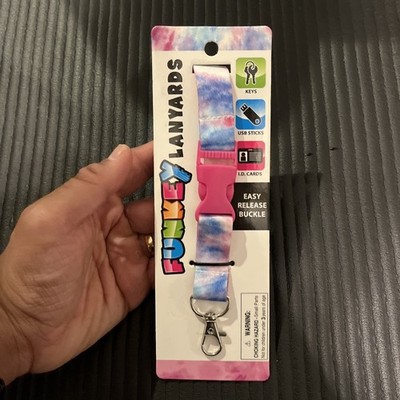 Funkey Lanyards Tie Dye Design Easy Release Buckle