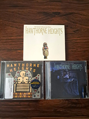 Hawthorne Heights 3-CD Lot: Silence in Black & White, If Only..., Skeletons