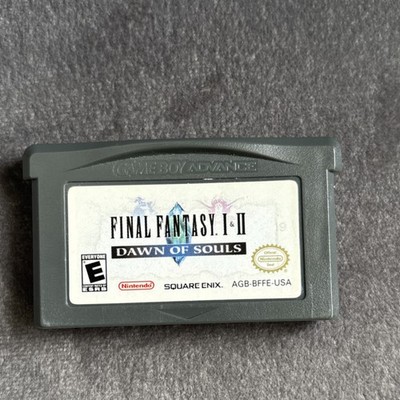 Final Fantasy I & II Dawn of Souls GBA Nintendo Game Boy Advance Tested