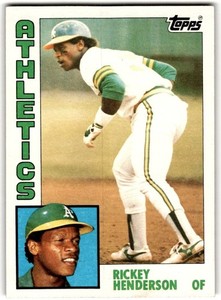 Rickey Henderson 1984 Topps #230 Oakland Athletics