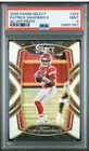 2020 PANINI SELECT SILVER PRIZM #202 PATRICK MAHOMES II PSA 9