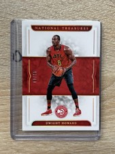 2016-17 National Treasures Dwight Howard Gold /10 Atlanta Hawks Jersey # 8/10