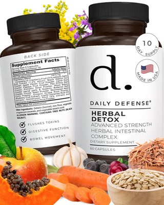 Daily Defense Parasite Cleanse Complex Herbal Parasite Cleanse Formula