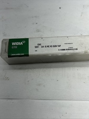 Widia 13343 5301 3/4 10 Nc H3 Gun Tap 