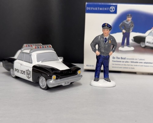 DEPT 56 The Original Snow Village “On The Beat” Accessory 55119 2000 VGUC - Picture 3 of 11