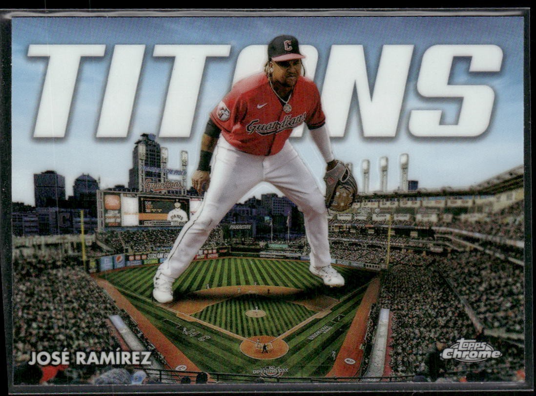 2023 Topps Chrome - Chrome Titans Jose Ramirez #CT-8