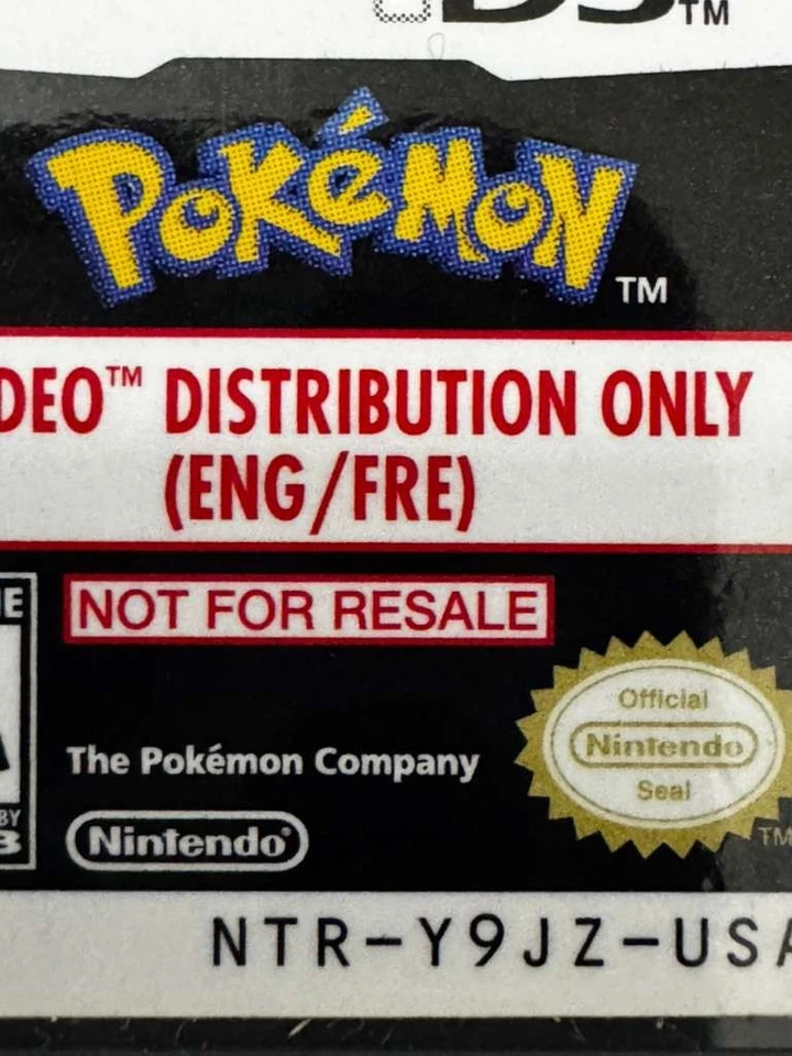Pokémon KELDEO Distribution Cartridge #4412 NTR-Y9JZ USA Nintendo DS RARE!!!! - Image 2 of 4