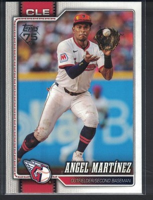 2026 Topps Series 1 Angel Martinez #244 Cleveland