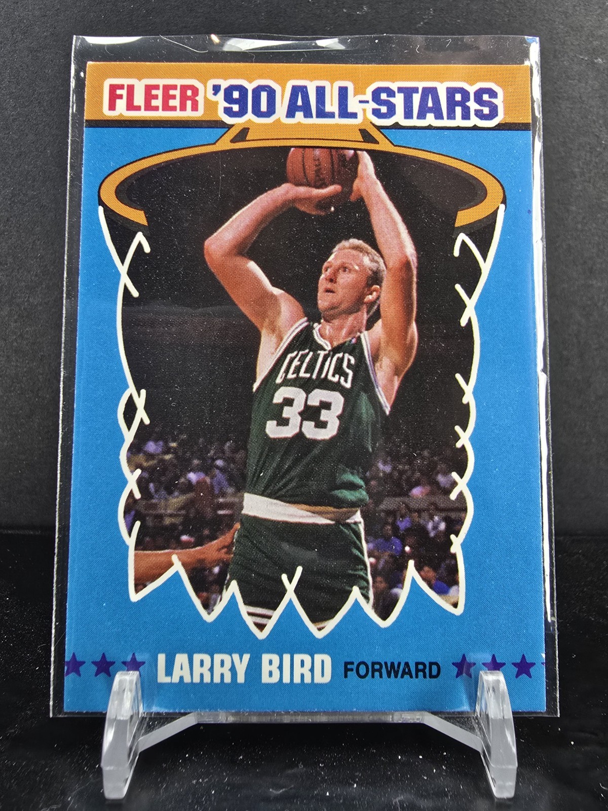 C718 - 1990-91 Fleer - Larry Bird #2 - All-Star