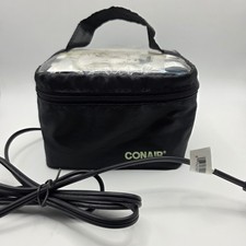 Conair HS28X Travel Hot Rollers Black Portable Zippered Carrying Case