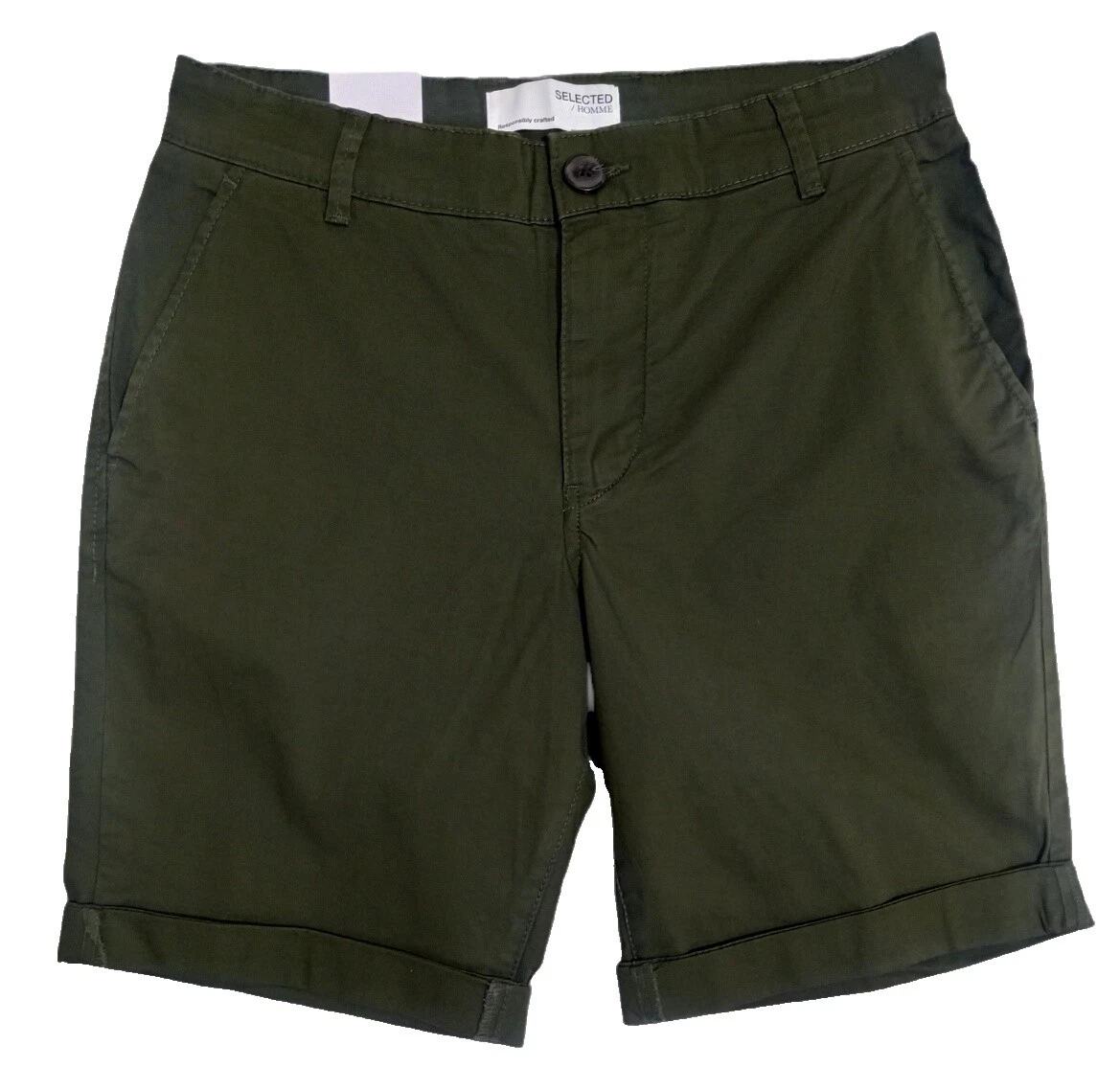 Pantalones cortos punk para hombre