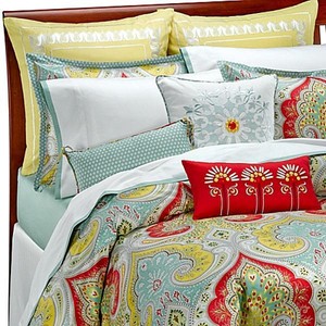 New Echo Design Paisley Jaipur Full Queen Duvet Cover 92 W X 96
