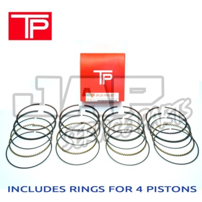 TPR JAPAN Piston Ring Set x4 96-00 Honda Civic 1.6 EJ6 EJ8 D15B D16Y8 D16Y7