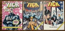 The Tick #1 5th Print, 3,4 2nd Print Lot NEC Ben Edlund New England Comics 1989