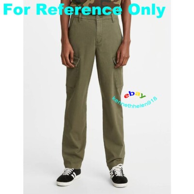 LEVIS XX TAPER CARGO PANTS 394410003 OLIVE GREEN MEN SIZE 31X30