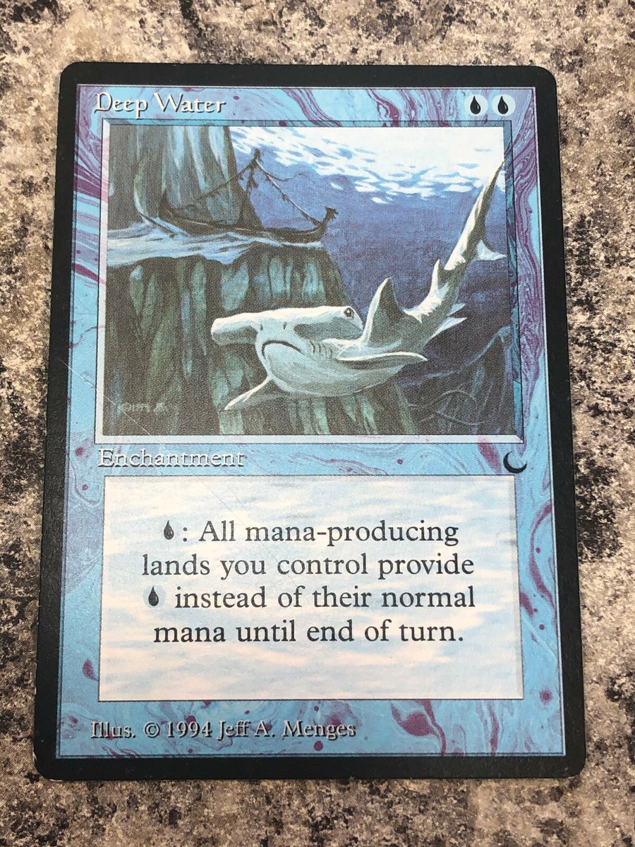 Deep Water - Magic the Gathering MTG The Dark Single Card | eBay