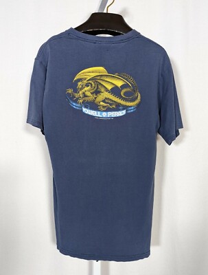 Powell Peralta 1980 Steve Caballero Dragon Thrashed T Shirt 2005