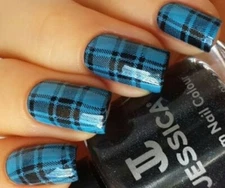 Nail stamping plate nail art 2x Christmas set for acrylic and natural nail mani