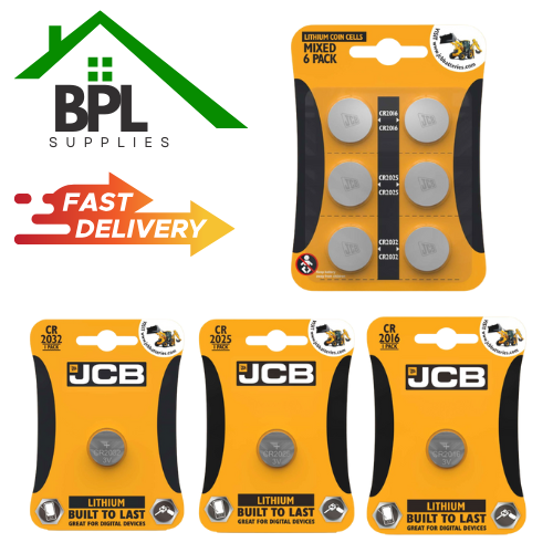 JCB CR2032 CR2025 CR2016 3V Lithium Button Coin Cell Battery DL2032 BR2032 - Picture 1 of 5