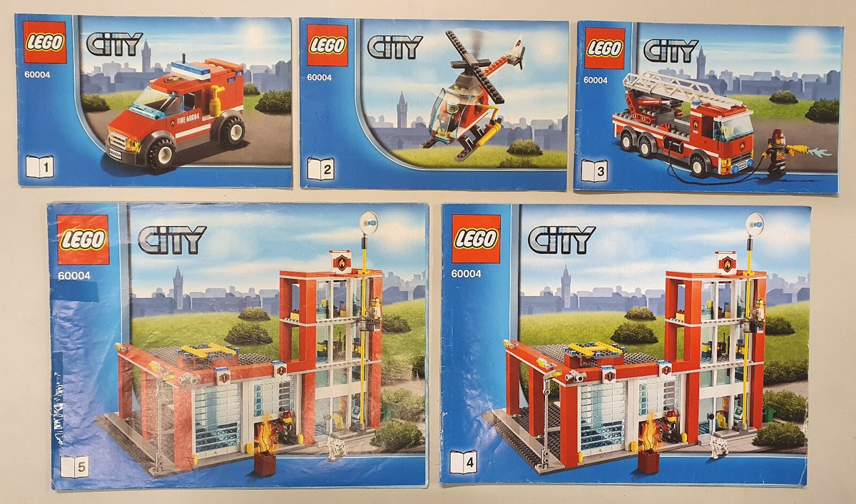 Vintage Game Play Lego City Città 2013 Set 60004 Stazione