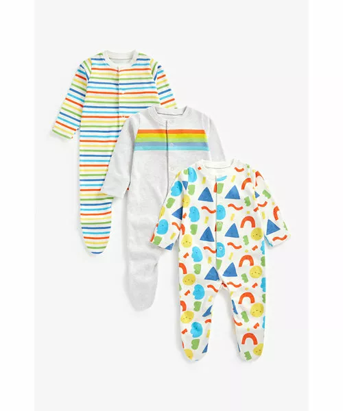 Newborn sleepsuits hotsell multipack
