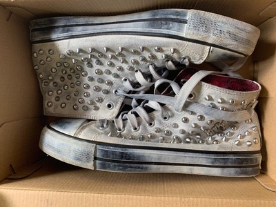 studded converse high tops