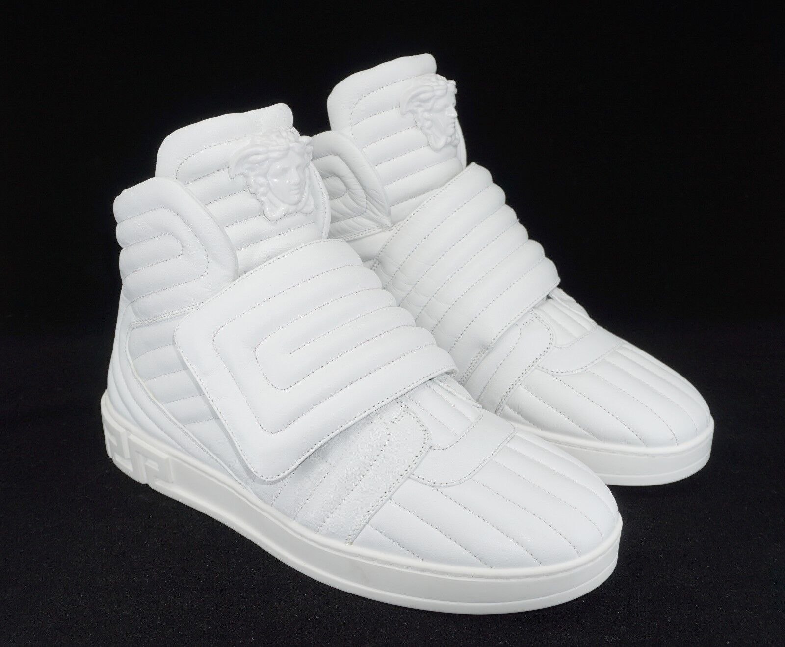 Versace Eros White Quilted Leather 