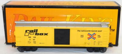 MTH 30-7409L Railbox Semi Scale Boxcar RBOX 15507 Rail King 3 rail from 1996 bxd
