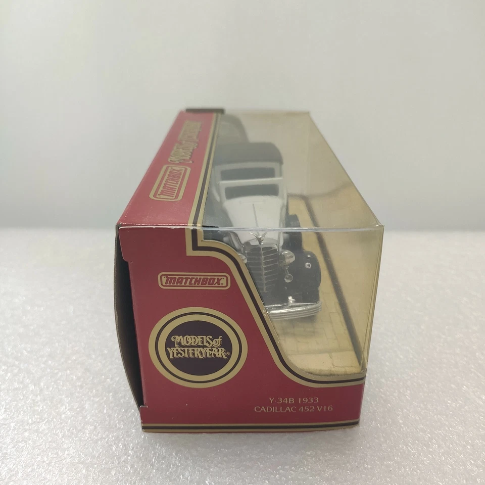 Matchbox Models of Yesteryear Y-34B 1933 Cadillac 452 V16 Neu Unbespielt mit OVP - Bild 2 von 4